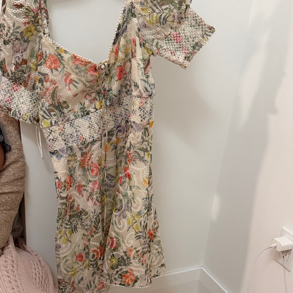 Alice and Olivia Floral Multi-Color Women's Dress size 10